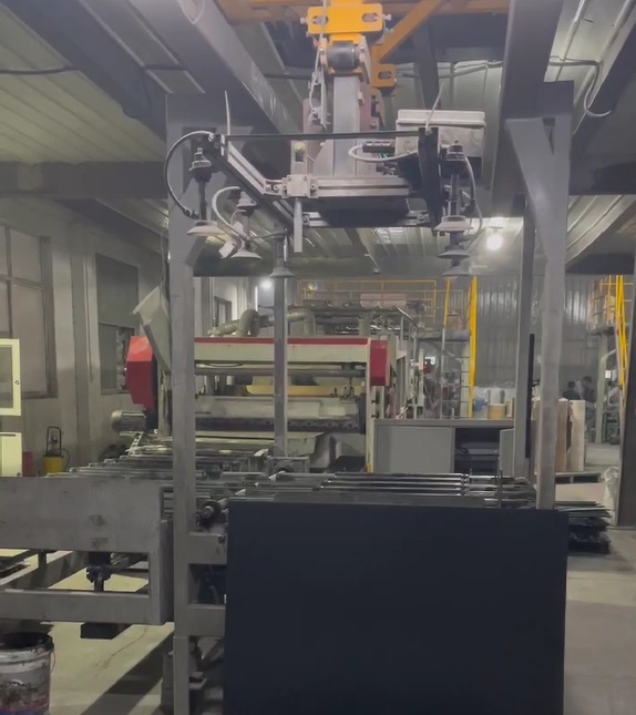 SPC flooring extrusion line production for stable lead time and capacity